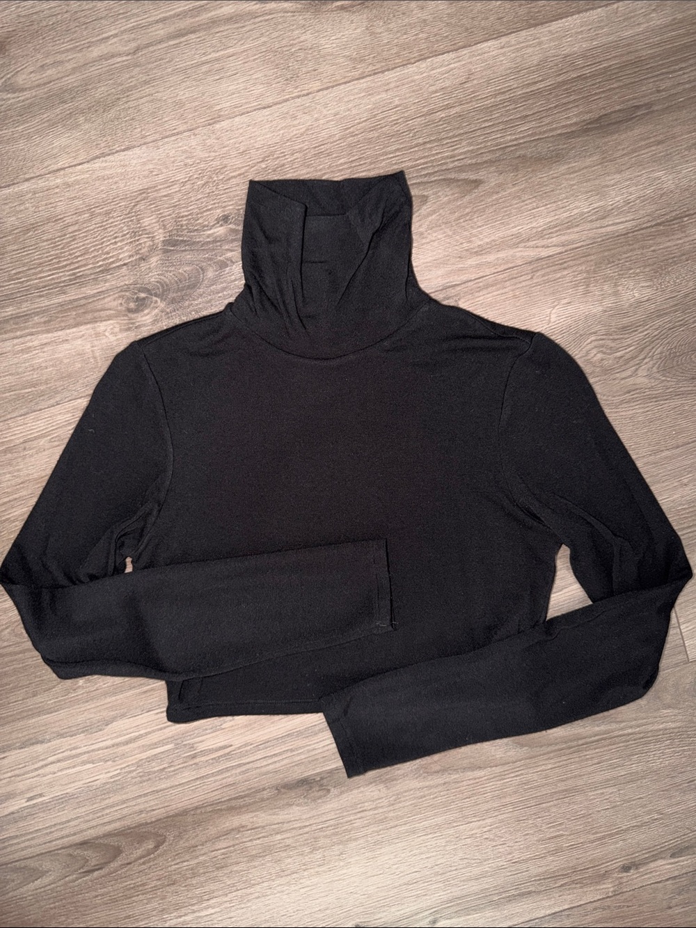 Naked Wardrobe Cropped Turtleneck